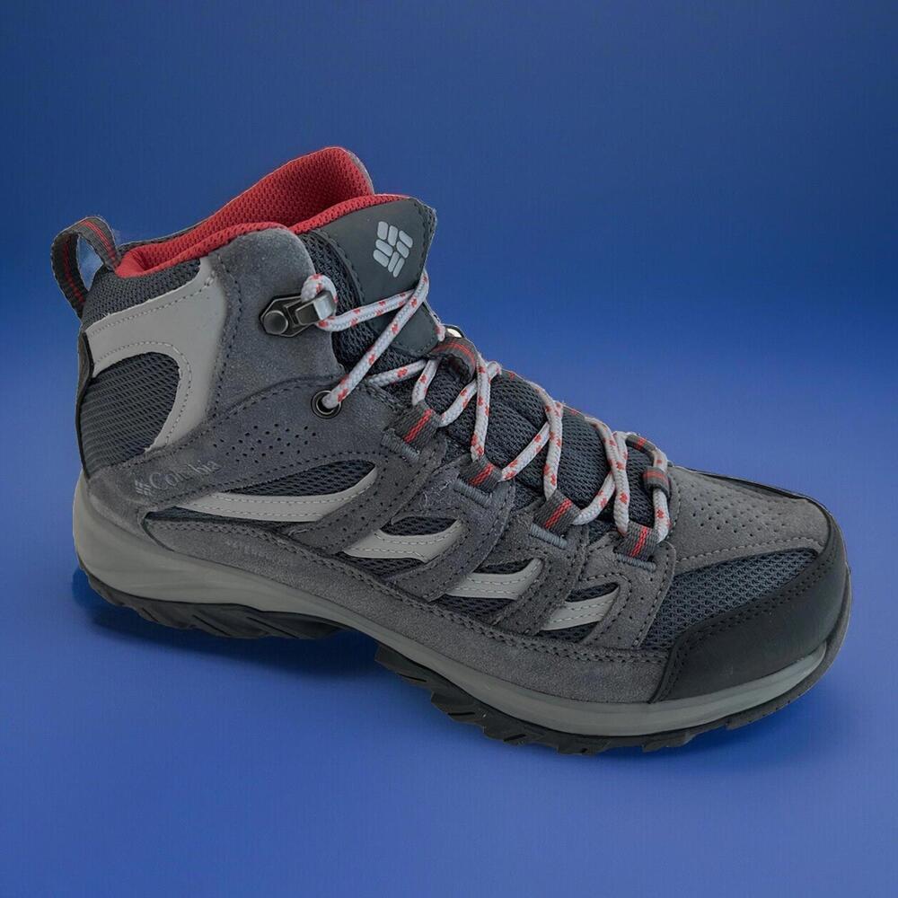 Columbia Women's Crestwood Mid Graphite Waterproof Hiking Boots, BL5371 Size 9 - Picture 2 of 10